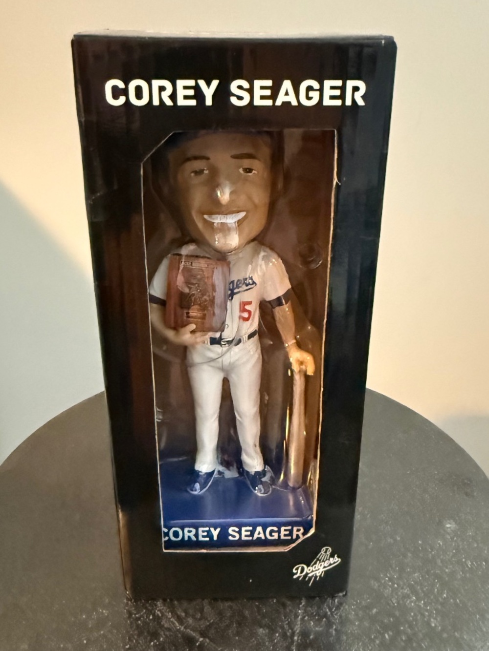 2017 Corey Seager Bobblehead – Jackie Robinson Award Dodgers SGA w/ Box